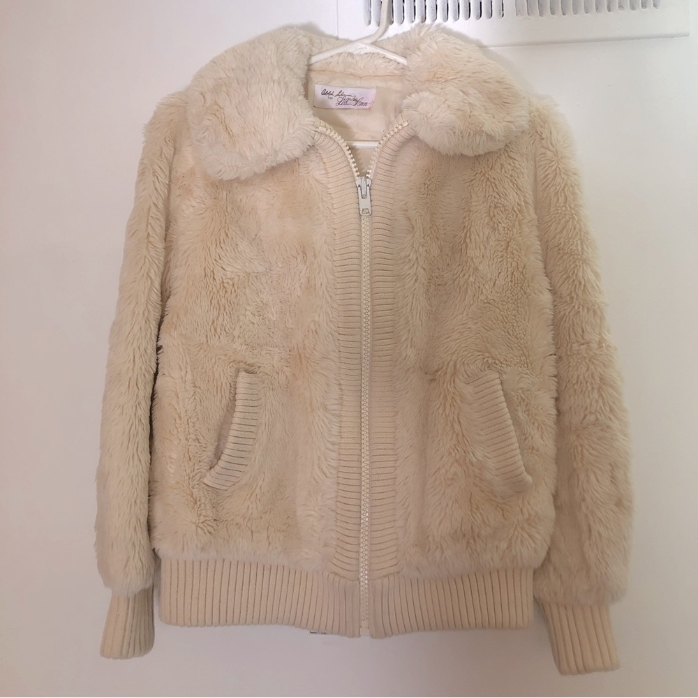 Vintage Faux Shearling Jacket Small